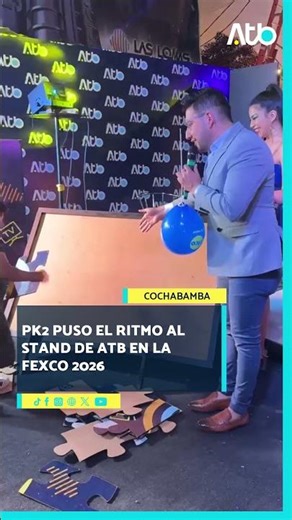 PK2 puso el ritmo al stand de ATB en la FEXCO 2026