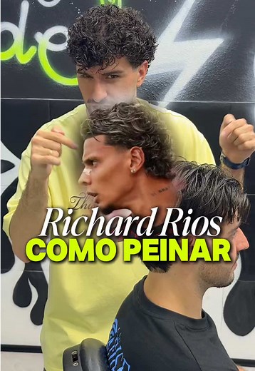 Peinado del Corte Richard Rios: Efecto Mojado
