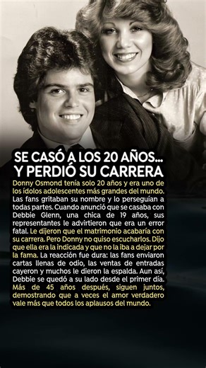 Se casó a los 20 años… y perdió su carrera