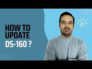 How to update or retrieve DS 160 form for USA B1/B2 visa?