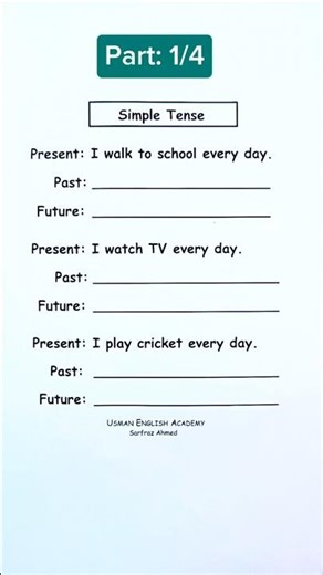 The Simple Tense Explained | Tense Series Part 1