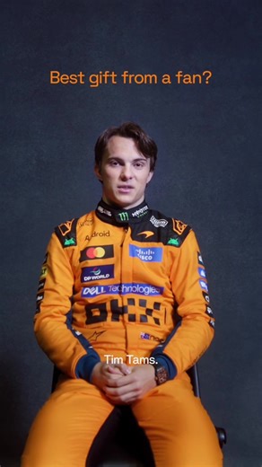 Special (Tim Tam) memories 🧡🍫 #Throwback #TimTam #OscarPiastri Credit: @McLaren Mastercard F1 Team 🧡 @Oscar Piastri