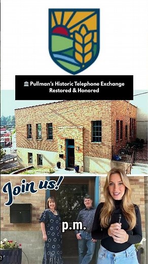 🏛️ Pullman’s Historic Telephone Exchange Restored & Honored