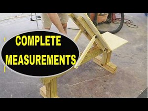 DIY Adjustable Weight Bench Measurements | How to make weight bench for workout at home