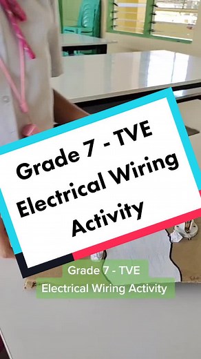 Electrical wiring activities of grade 7 students #grade7 #grade7students #fyp #techvoc #teacherzhai #trending #electricalwiring