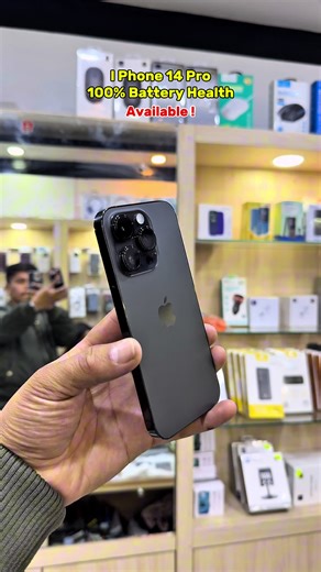 100% Battery Life , I Phone 14 pro is available with us . Dm for more info . #geniusmobilecare #geniusmobilecarefamily