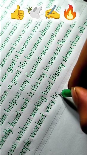 Neat and Clean Normal Handwriting Practice | Easy English Writing