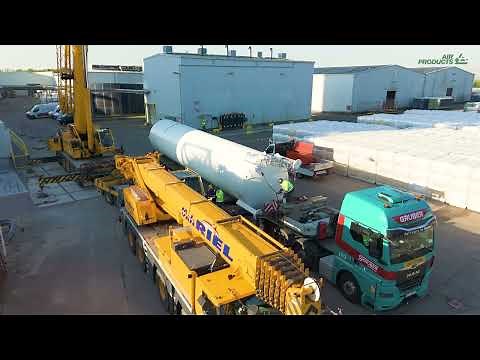 Installation of PRISM® VSA Oxygen Plant for Hybrid Glass Furnace | Air Products