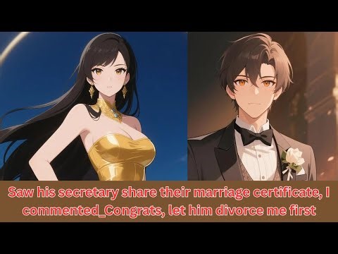 📕Saw his secretary share their marriage certificate, I commented:Congrats, let him divorce me first?