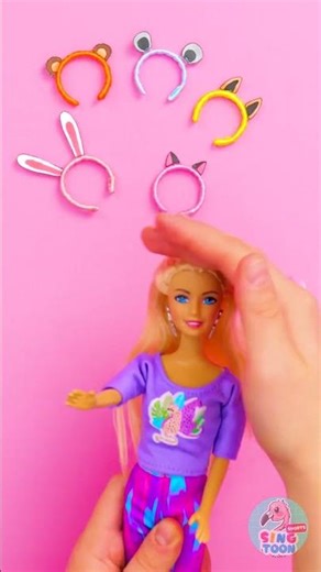 Barbie Makeover! 🎨 Adorable DIY Headband Tutorial