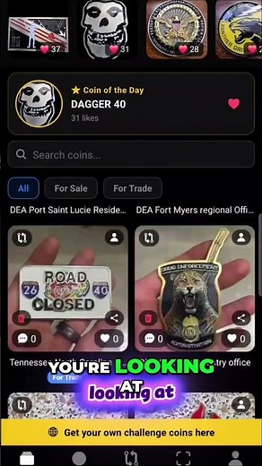 Design Your OWN Challenge Coin App: 30 Years of Custom Coins! #shorts