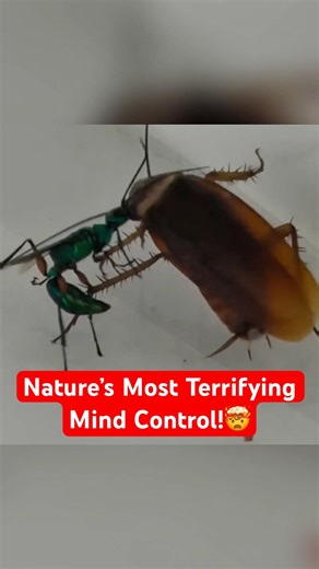 This Wasp Turns Cockroaches Into Living Zombies