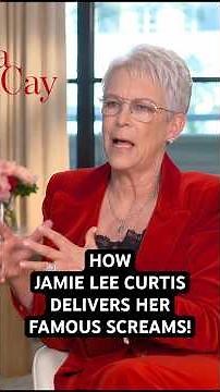 How Jamie Lee Curtis Delivers Her Famous Screams! 😱#jamieleecurris #emmamackey