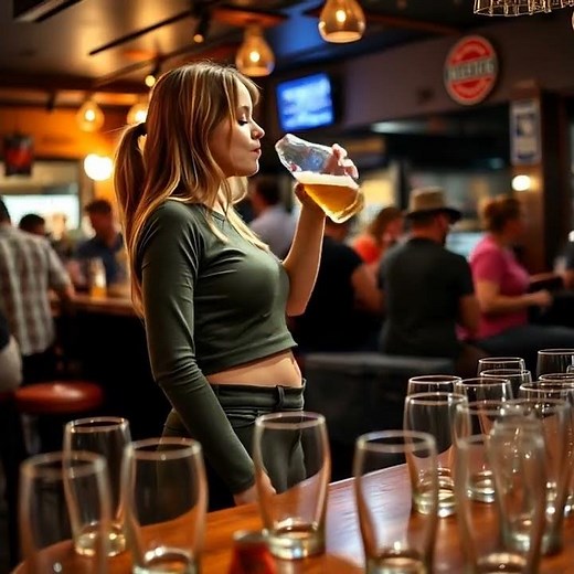 Beer chug belly expansion 8