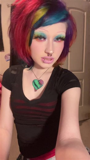 ignore my uneven brows this my first time doing dis #scene