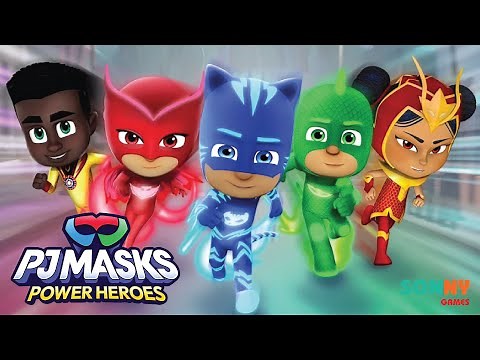 Pj Masks Power Heroes: All Characters Catboy, Gekko, Owlette, An Yu, Newton Star | Pj Masks Games