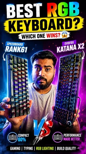 Best RGB Mechanical Keyboard Under ₹1200? 😱 | Gaming Keyboard Battle!