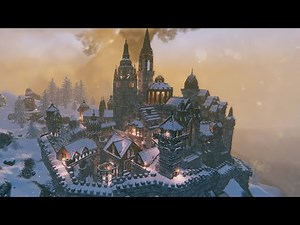 Valheim: Castle on Top of a Mountain