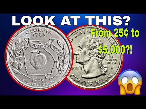 Do You Have This? The most RARE and VALUABLE 1999 D Georgia State Error Quarter