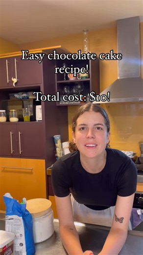 Alice Taylor | The easiest budget friendly chocolate cake recipe! Follow for more easy and affordable baking ❤️ I will post part two when I make the... | Instagram