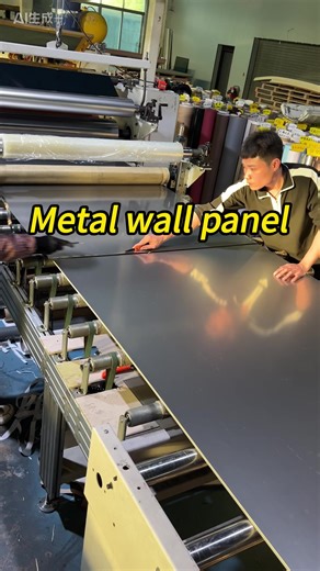 Metal wall panel Designer’s Favorite New Decoration materials! #decoration#buildingmaterials #design #new materials #wall