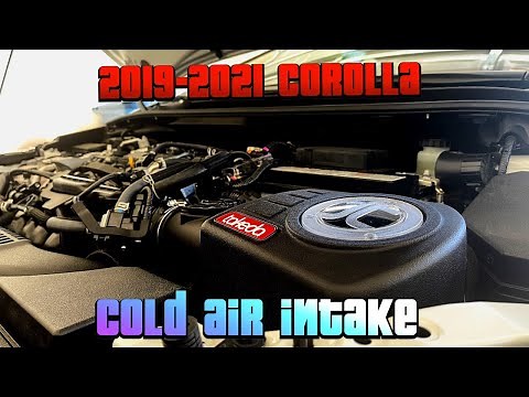 2019-2021 Corolla cold air intake install