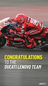 2.7K views · 25 reactions | Congratulations to Ducati Lenovo on clinching the Triple Crown! Champions don’t just race—they refine, repair, and repeat. As a technical partner, we’re proud that WD-40® Brand products helped keep the bikes performing at their best all season long. #ForzaDucati #DucatiLenovoTeam #MoreThanANumber | WD-40 | Facebook