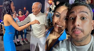 ¡Enamorado! Ricardo Mendoza presenta a su novia Katya a su familia en la fiesta de su mamá