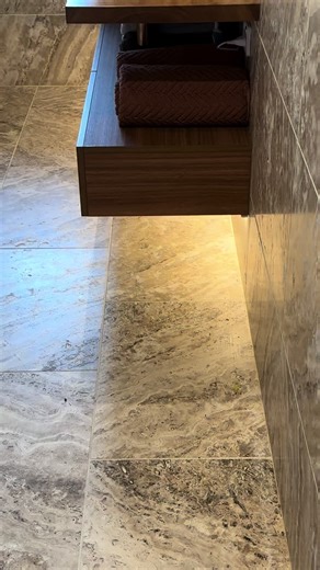 Bathroom Heaven 🛀 Product : Oyster Travtertine #bathroomgoals #relax #spanight #home