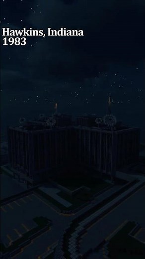 Hawkins Lab, 1983 - Stranger Things in Minecraft #minecraft #build #strangerthings #hawkins