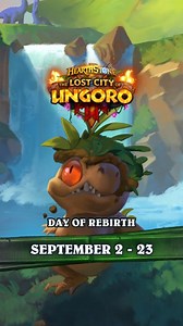 Complete the Event Track and claim your festival rewards! The festivities are among us as the Dinosaur Festival starts September 2 and concludes on September 23 🦖 | Hearthstone