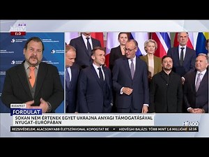 Sokan nem értenek egyet Ukrajna anyagi támogatásával Nyugat-Európában - HírTV
