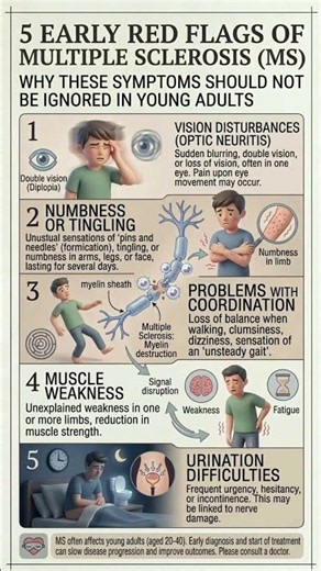 Did you know... 5 early warning signs of multiple sclerosis