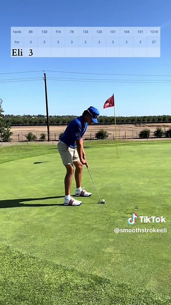 College Golfer's Journey on a Par 3 Course