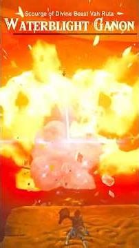 How to DESTROY Waterblight Ganon! (Mipha's Revenge) 💧⚔️ #Zelda #Shorts #Boss