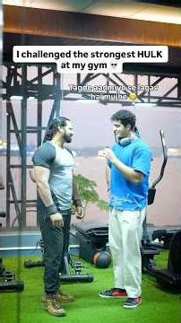 Challenging a PARA COMMANDO at my gym 💀 #gym #shorts