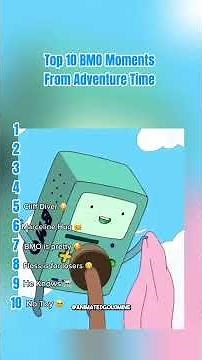 Top 10 BMO Moments From Adventure Time😂 | #shorts