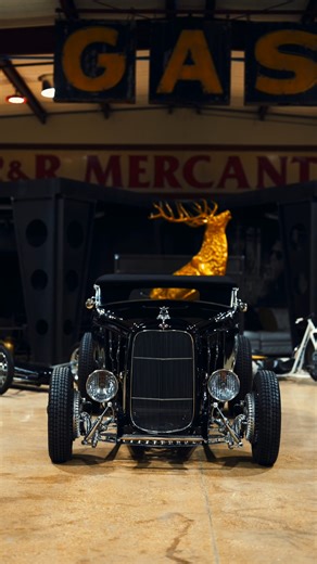 Next up from my personal stash is this ’32 Ford Roadster. It was built and chopped in the style of the traditional ’50s and ’60s ’32 roadster builds, with a small-block Chevy under the hood. 🔥🛞 The hood ornament on this car is one I bought in my 20s at a swap meet. I told myself that one day I’d own a ’32 Roadster, and about a decade ago, I made that happen. 🏆 | Richard Rawlings