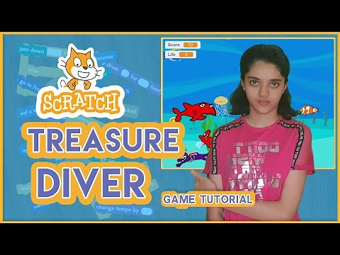 Treasure Diver Game in Scratch 3 | Scratch 3.0 Tutorial