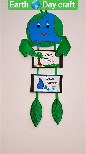 Diy Earth Day Craft for School #DIY Save Earth Model #save earth #trending# Vairal#Short#Yt short