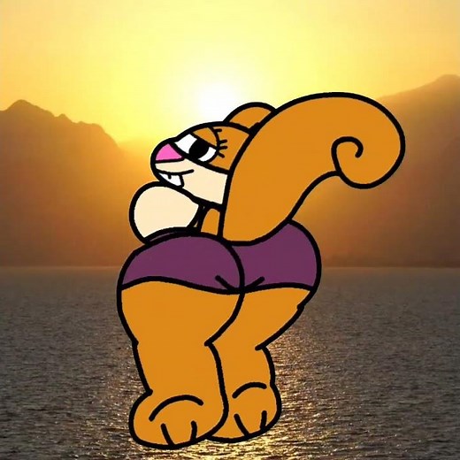 Sandy & her "Cheeks" (Sandy Thee Squirrel: MHMM) [By ‪@glorbworldwide‬]