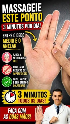 ✨ Massageie Este Ponto por 3 Minutos ao Dia! #saude #reflexologia #shorts #shortsyoutube #dicas