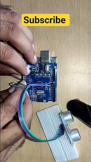 Arduino with ultrasonic sensor project , Arduino with led light , science working model