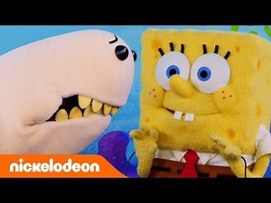 네모바지 스폰지밥 | 파인애플 플레이하우스 - 스폰지밥과 다람이 대 거대 지렁이! | 니켈로디언