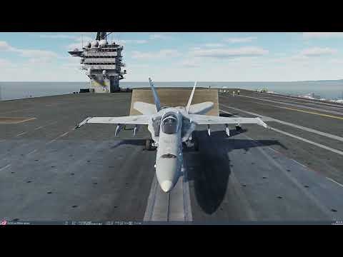 DCS F/A-18C Tutorial 2 - Carrier Takeoff