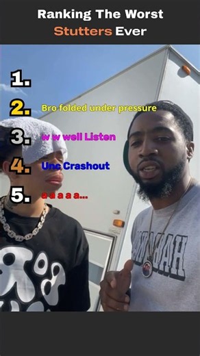 Ranking the WORST Stutters Ever 😭💀