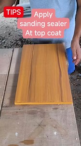Tips,,, apply sanding sealer at top coat #painter #carpenter #construction #everyone #paint #fypシ゚ #highlights #followers #reelsviralシ #highlightseveryone | Gerry De Guzman Manalang