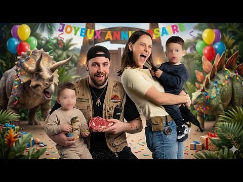 J'organise un anniversaire inoubliable pour les enfants 🦖 (ils ont adoré)