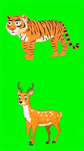 green creen animals cartoon video #shortvideo