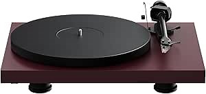 Pro-Ject Debut EVO 2 Turntable with Pick it MM EVO Cartridge (Satin Wine Red)